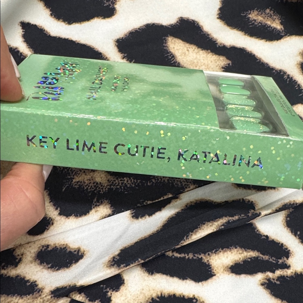 Red Aspen Nail Dashes in “Key Lime Cutie, Katalina” - Picture 4 of 4